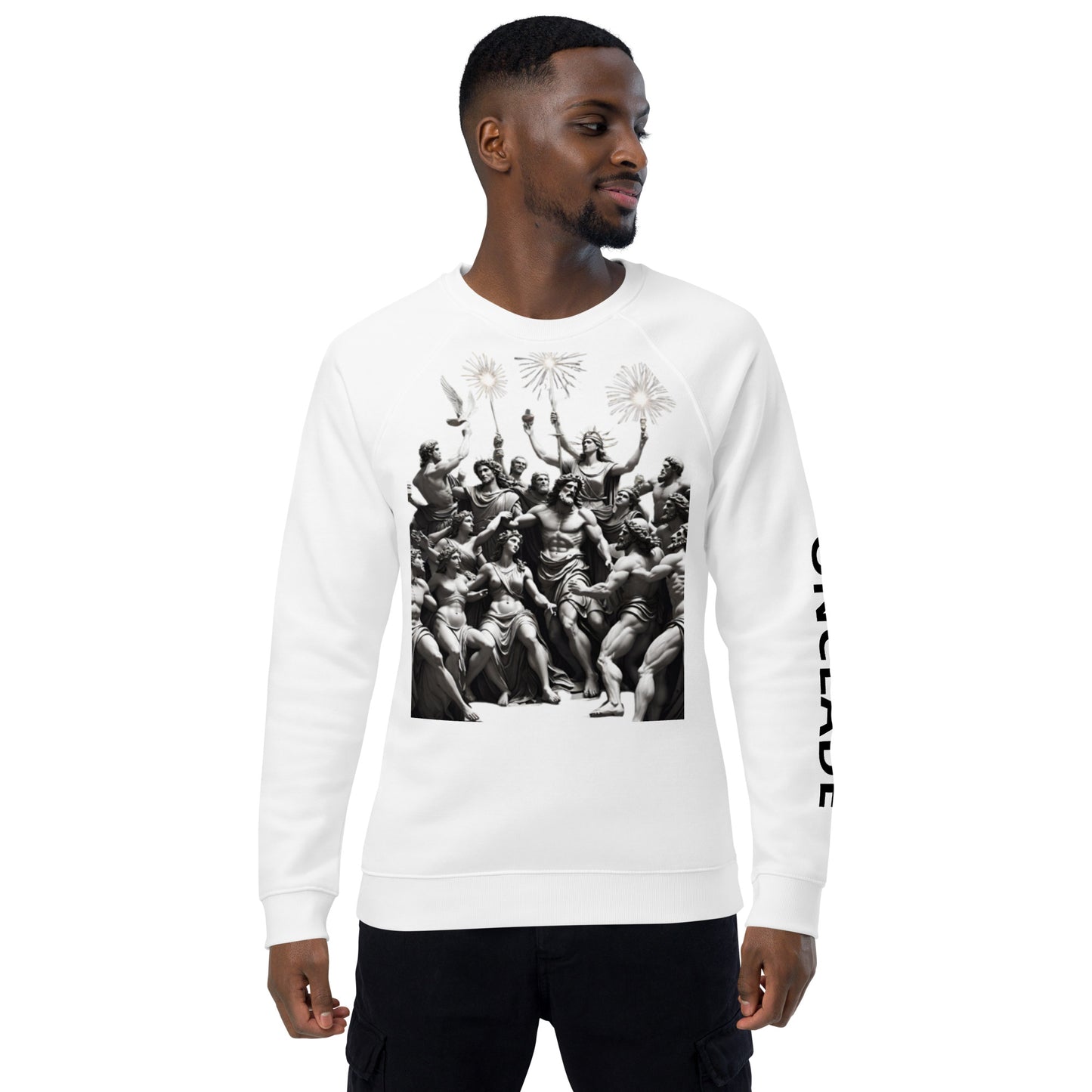 ONCLADE- Last night was a painting (cotton sweatshirt )